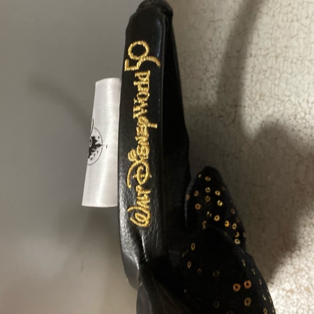 Walt Disney World 50th Anniversary Celebration Minnie Mouse ears- Black and Gold - Picture 2 of 5